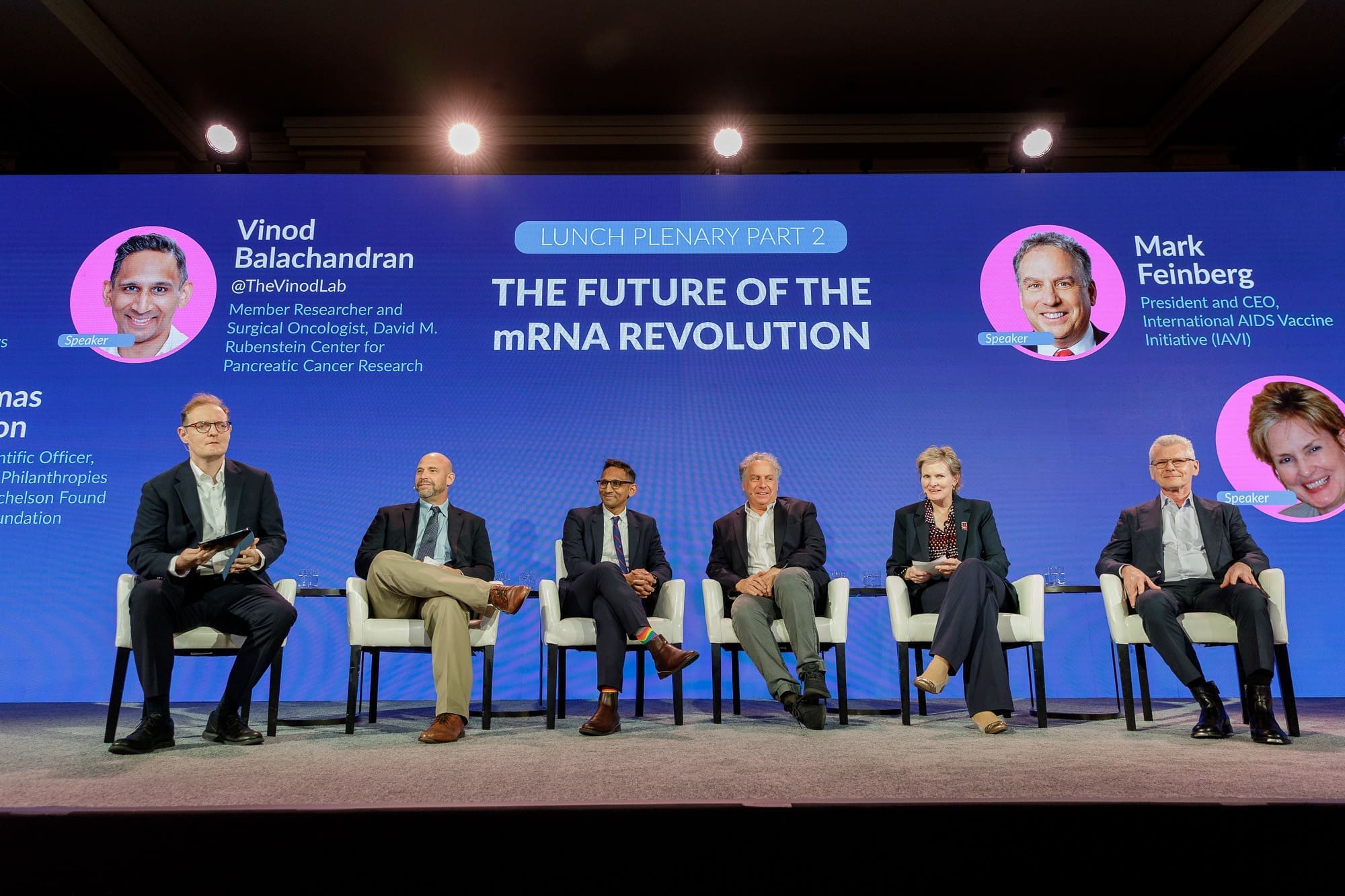 mRNA panel discussion at the Milken Institute Health Summit