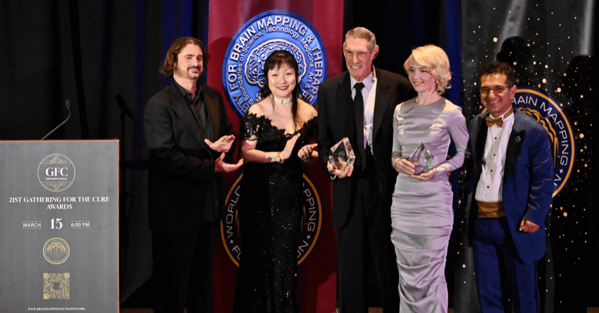 Dr. Gary K. Michelson and Alya Michelson Receive 2024 Humanitarian Award at the World Brain Mapping Foundation’s 21st Annual Gathering for Cure Awards