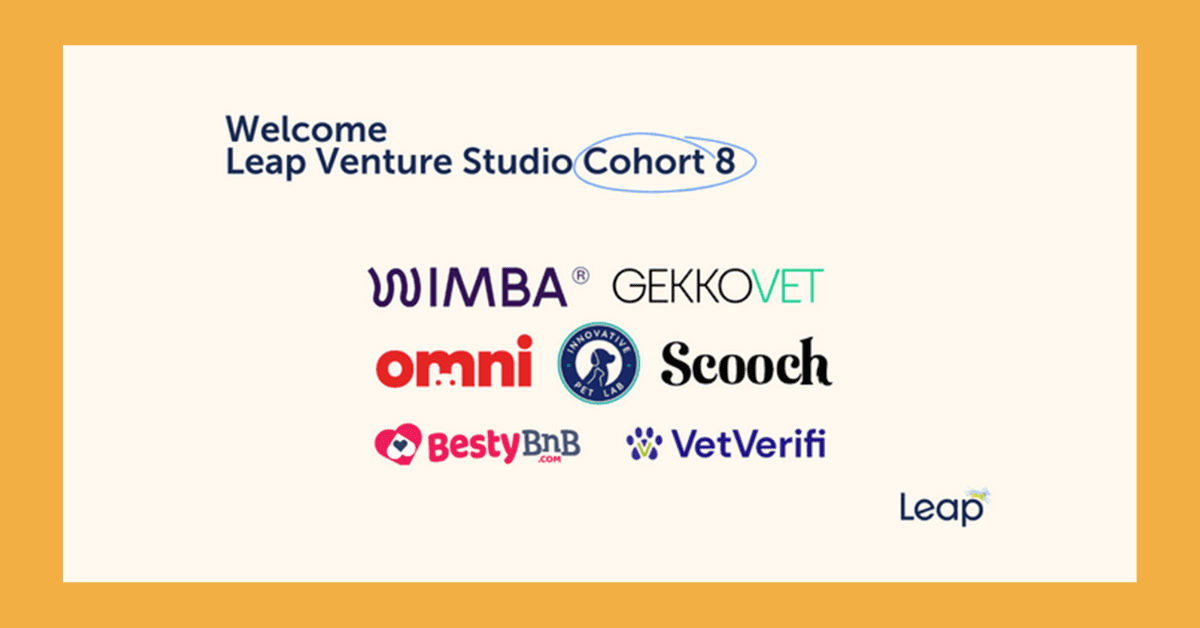 Leap Venture Studio Demo Day Features Cohort 8 Pet Startups